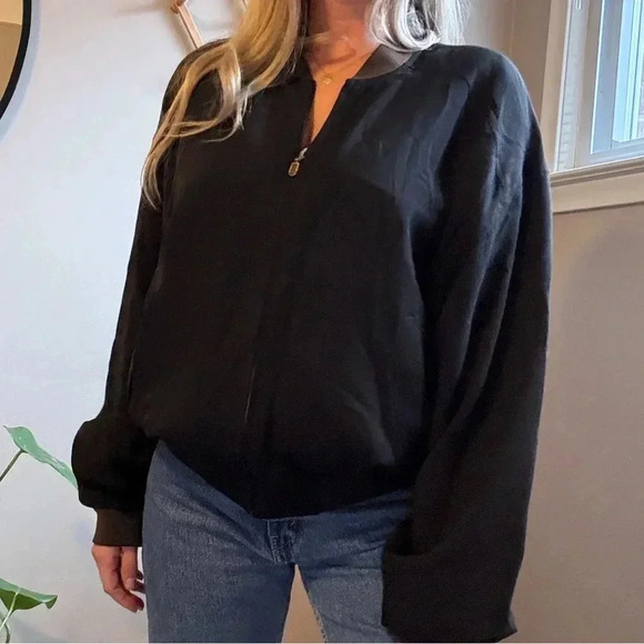 Tulliano Silk Bomber Jacket - Picture 1 of 4